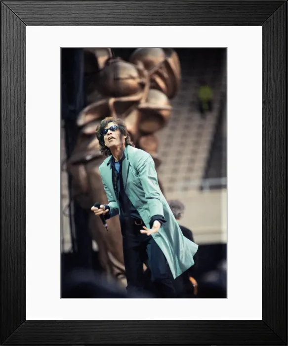 Framed Print : Rolling Stones performing at Murrayfield, Edinburgh. (Picture Framed Print : Rolling Stones performing at Murrayfield, Edinburgh. (Picture