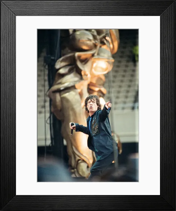 Framed Print : Rolling Stones performing at Murrayfield, Edinburgh. (Picture