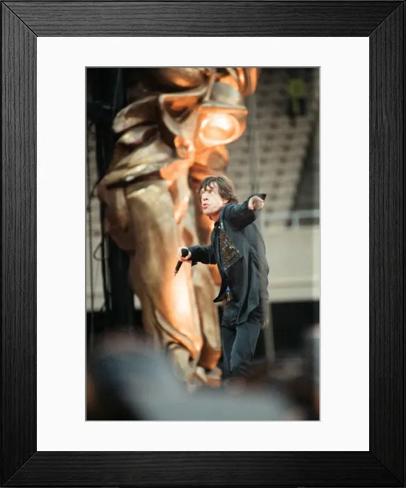 Framed Print : Rolling Stones gig at Murrayfield, Edinburgh Scotland. (Picture Framed Print : Rolling Stones gig at Murrayfield, Edinburgh Scotland. (Picture
