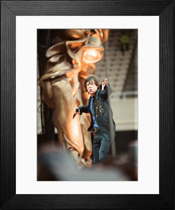 Framed Print : Rolling Stones gig at Murrayfield, Edinburgh Scotland. (Picture Framed Print : Rolling Stones gig at Murrayfield, Edinburgh Scotland. (Picture