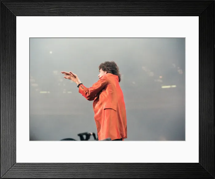 Framed Print : Rolling Stones in concert at Wembley Stadium. (Picture Framed Print : Rolling Stones in concert at Wembley Stadium. (Picture