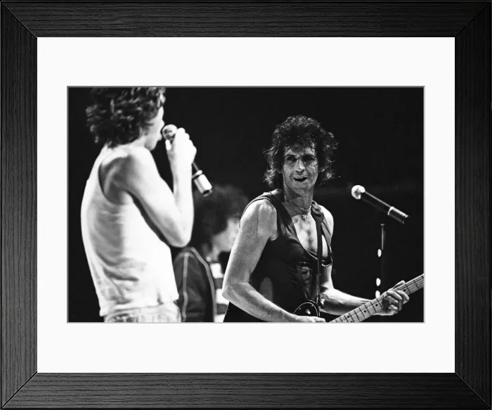 Framed Print : The Rolling Stones in concert at the Capital Theatre Aberdeen. 26th May 1982 Framed Print : The Rolling Stones in concert at the Capital Theatre Aberdeen. 26th May 1982
