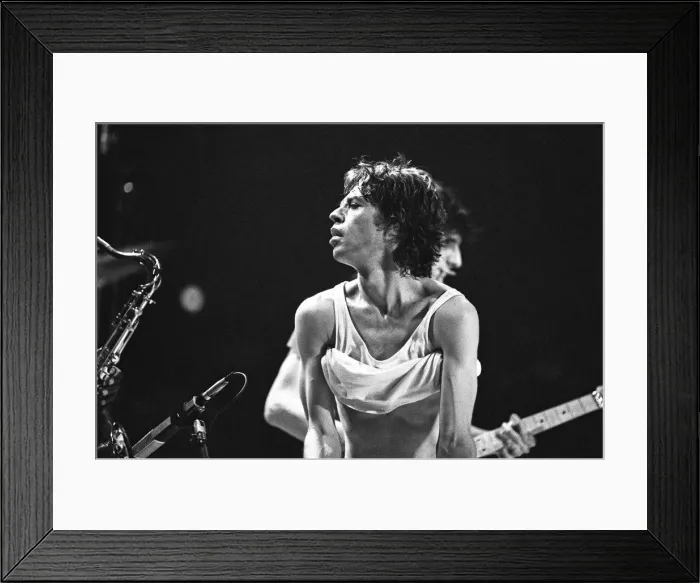 Framed Print : The Rolling Stones in concert at the Capital Theatre Aberdeen. 26th May 1982 Framed Print : The Rolling Stones in concert at the Capital Theatre Aberdeen. 26th May 1982