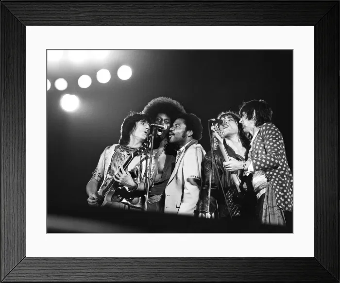 Framed Print : Rolling Stones in concert at Knebworth House, Hertfordshire. 22nd August 1976 Framed Print : Rolling Stones in concert at Knebworth House, Hertfordshire. 22nd August 1976