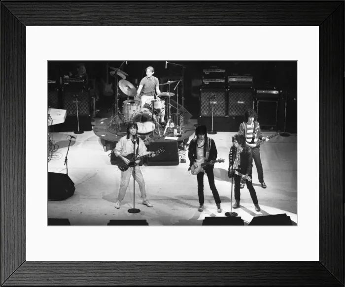 Framed Print : The Rolling Stones in concert at the Capital Theatre Aberdeen. 26th May 1982 Framed Print : The Rolling Stones in concert at the Capital Theatre Aberdeen. 26th May 1982