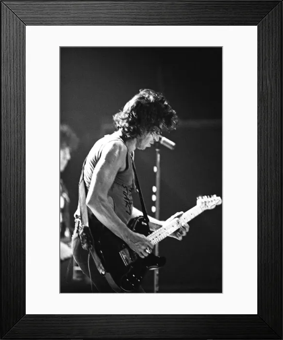 Framed Print : The Rolling Stones in concert at the Capital Theatre Aberdeen. 26th May 1982