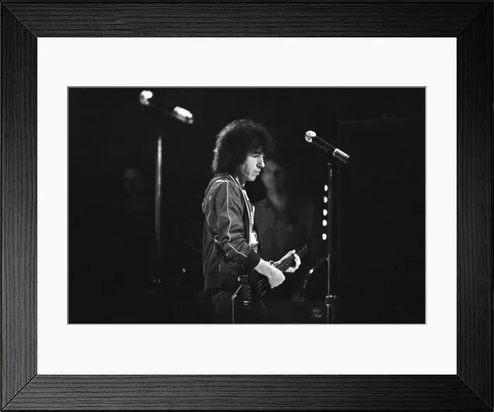 Framed Print : The Rolling Stones in concert at the Capital Theatre Aberdeen. 26th May 1982