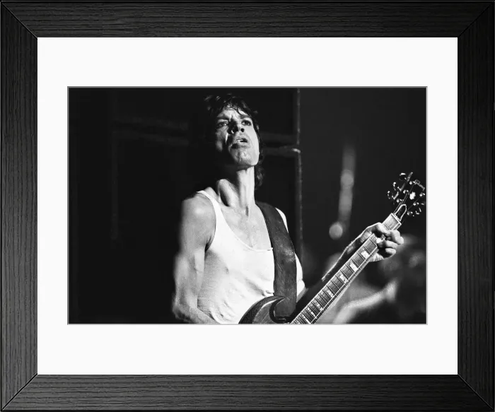Framed Print : The Rolling Stones in concert at the Capital Theatre Aberdeen. 26th May 1982 Framed Print : The Rolling Stones in concert at the Capital Theatre Aberdeen. 26th May 1982