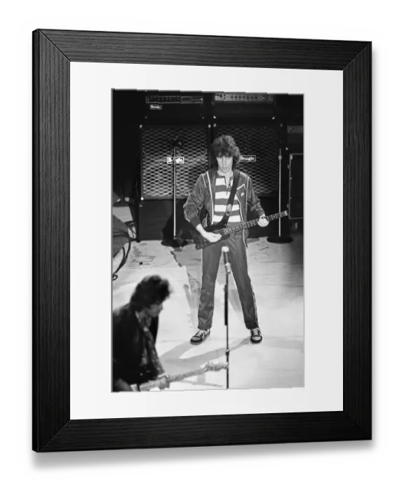 Framed Print : The Rolling Stones in concert at the Capital Theatre Aberdeen. 26th May 1982 Framed Print : The Rolling Stones in concert at the Capital Theatre Aberdeen. 26th May 1982
