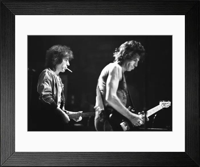 Framed Print : The Rolling Stones in concert at the Capital Theatre Aberdeen. 26th May 1982 Framed Print : The Rolling Stones in concert at the Capital Theatre Aberdeen. 26th May 1982