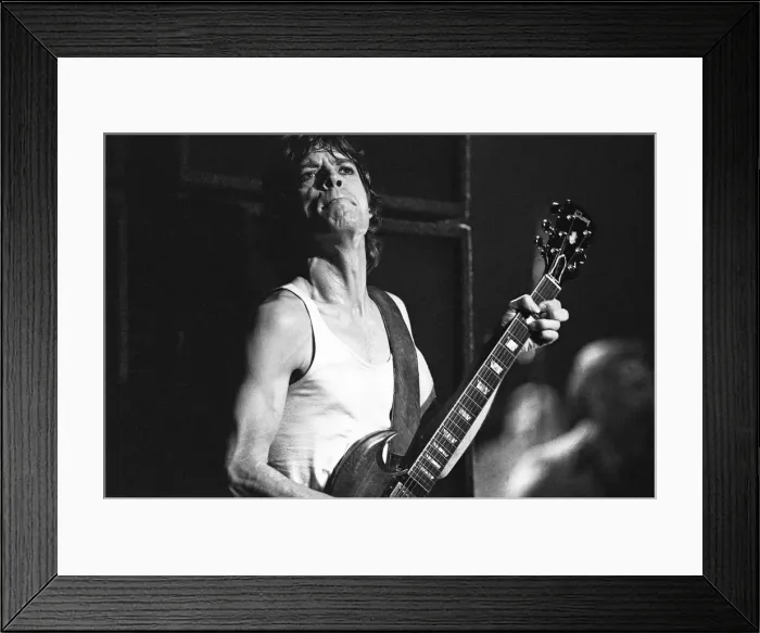 Framed Print : The Rolling Stones in concert at the Capital Theatre Aberdeen. 26th May 1982 Framed Print : The Rolling Stones in concert at the Capital Theatre Aberdeen. 26th May 1982