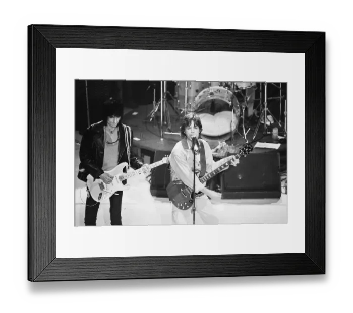 Framed Print : The Rolling Stones in concert at the Capital Theatre Aberdeen. 26th May 1982 Framed Print : The Rolling Stones in concert at the Capital Theatre Aberdeen. 26th May 1982