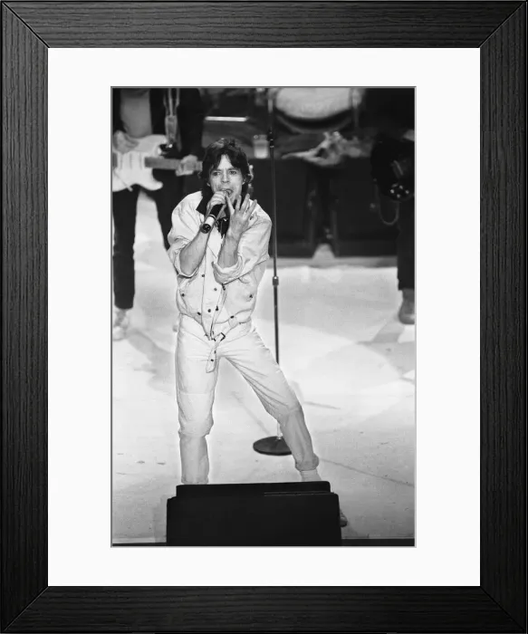 Framed Print : The Rolling Stones in concert at the Capital Theatre Aberdeen