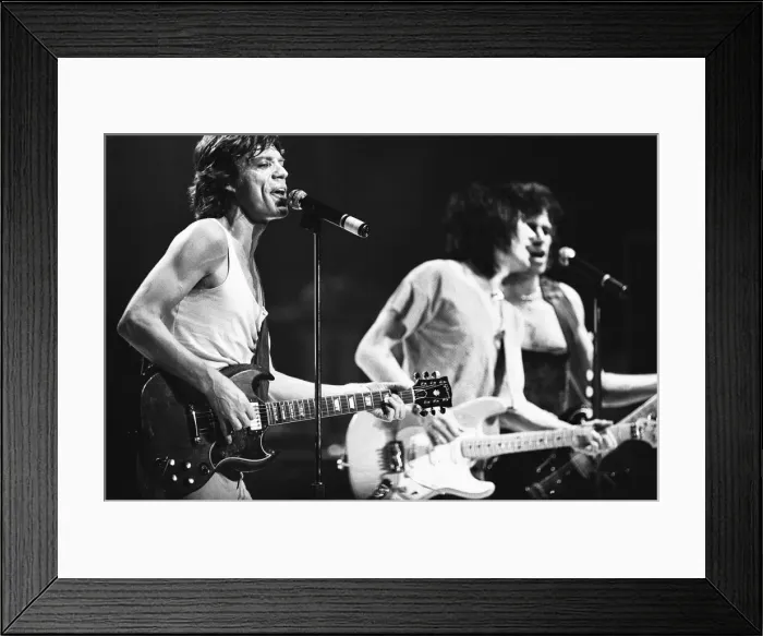 Framed Print : The Rolling Stones in concert at the Capital Theatre Aberdeen. 26th May 1982 Framed Print : The Rolling Stones in concert at the Capital Theatre Aberdeen. 26th May 1982