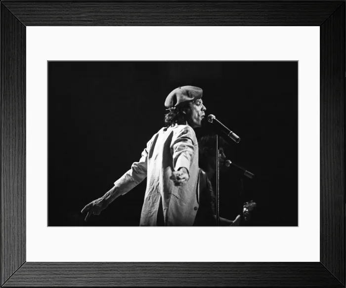 Framed Print : The Rolling Stones in concert at the Capital Theatre Aberdeen. 26th May 1982 Framed Print : The Rolling Stones in concert at the Capital Theatre Aberdeen. 26th May 1982