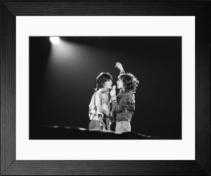 Framed Print : Rolling Stones in concert at Knebworth House, Hertfordshire Framed Print : Rolling Stones in concert at Knebworth House, Hertfordshire