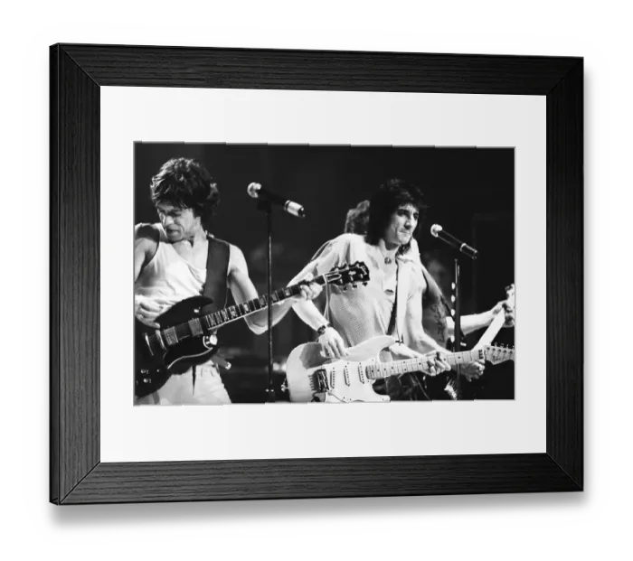 Framed Print : The Rolling Stones in concert at the Capital Theatre Aberdeen. 26th May 1982 Framed Print : The Rolling Stones in concert at the Capital Theatre Aberdeen. 26th May 1982