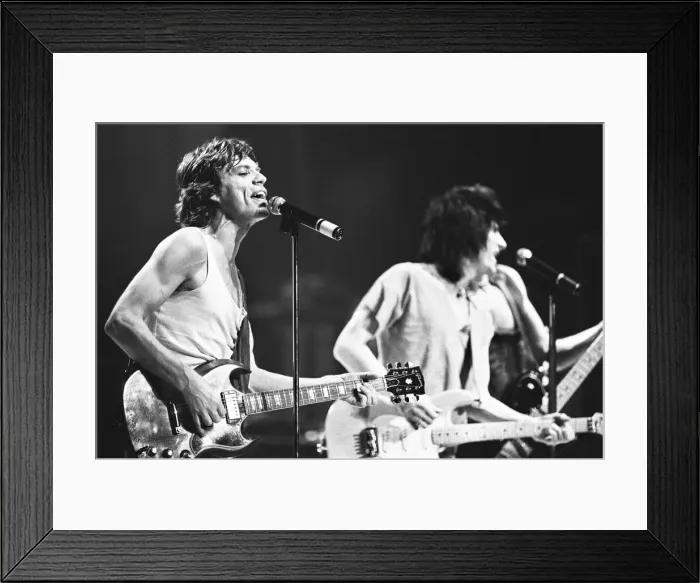 Framed Print : The Rolling Stones in concert at the Capital Theatre Aberdeen. 26th May 1982 Framed Print : The Rolling Stones in concert at the Capital Theatre Aberdeen. 26th May 1982