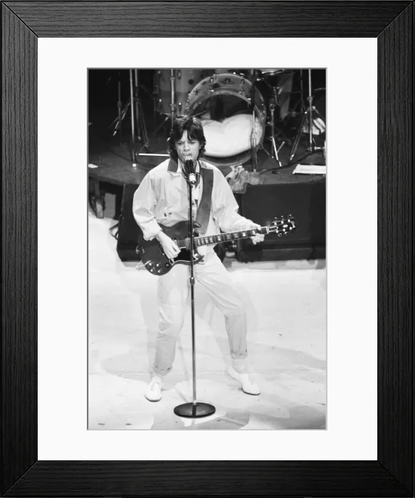 Framed Print : The Rolling Stones in concert at the Capital Theatre Aberdeen. 26th May 1982 Framed Print : The Rolling Stones in concert at the Capital Theatre Aberdeen. 26th May 1982