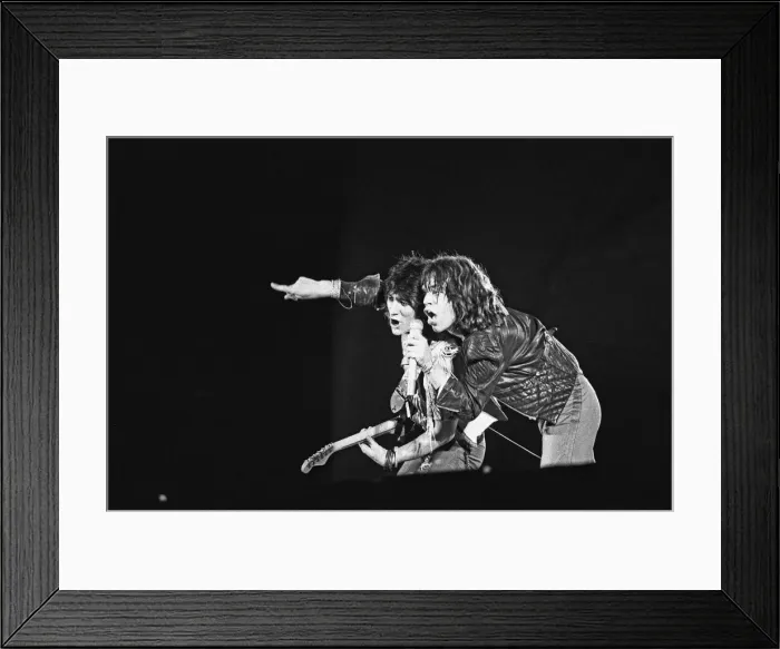 Framed Print : Rolling Stones in concert at Knebworth House, Hertfordshire. 22nd August 1976