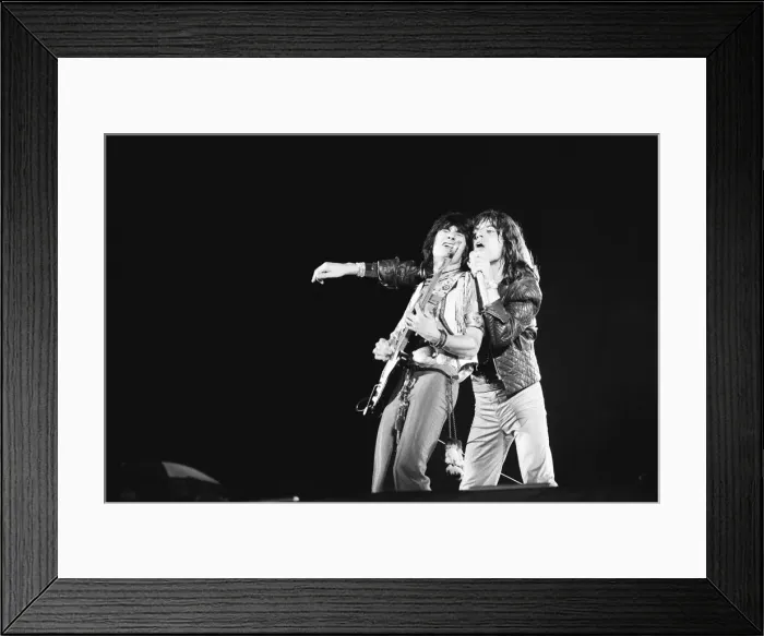 Framed Print : Rolling Stones in concert at Knebworth House, Hertfordshire Framed Print : Rolling Stones in concert at Knebworth House, Hertfordshire