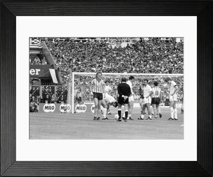 Framed Print : Coventry City v Tottenham Hotspur FA Cup Final at Wemley Stadium, Saturday 16th May 1987