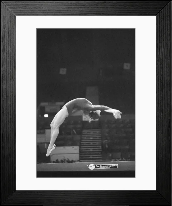 Framed Print : Olga Korbut training ahead of the Daily Mirror Sponsored Gymnastics World Cup Framed Print : Olga Korbut training ahead of the Daily Mirror Sponsored Gymnastics World Cup