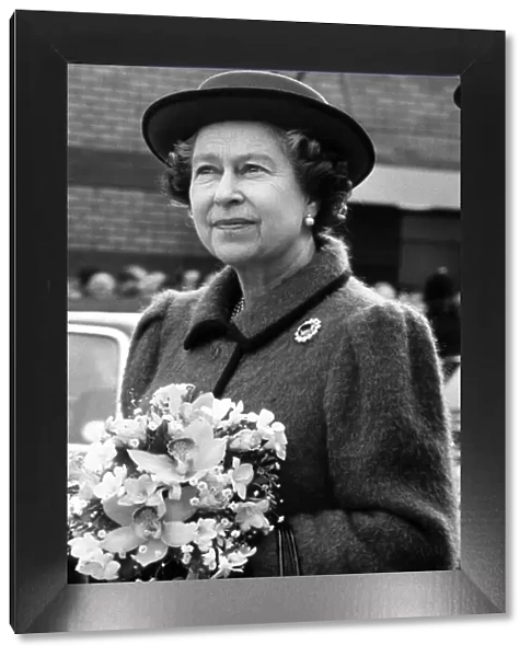 The Queen visits Bolton, Greater Manchester, 1st December 1988