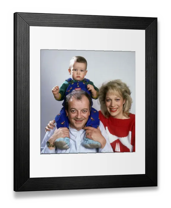 Framed Print : Denise Welch actress with Tim Healy DBase Framed Print : Denise Welch actress with Tim Healy DBase