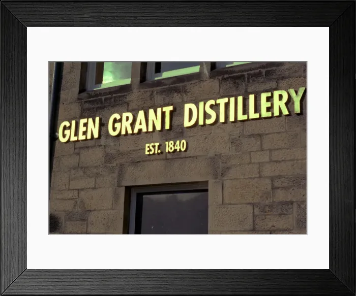 Framed Print : Glen Grant Distillery, exterior shot. circa 1985 Framed Print : Glen Grant Distillery, exterior shot. circa 1985