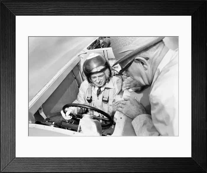 Framed Print : Proteus Bluebird, the car in which Donald Campbell broke the World Automobile Speed