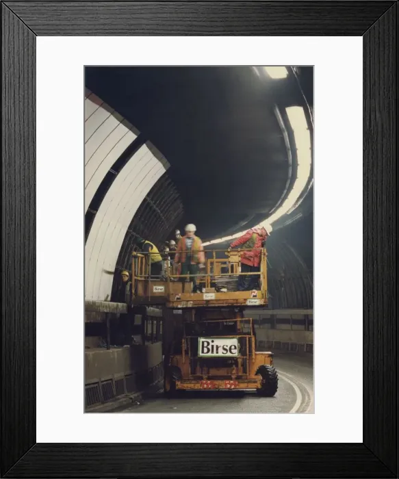 Framed Print : The Tyne Tunnel, runs under the River Tyne from Howdon in North Tyneside to Jarrow in Framed Print : The Tyne Tunnel, runs under the River Tyne from Howdon in North Tyneside to Jarrow in
