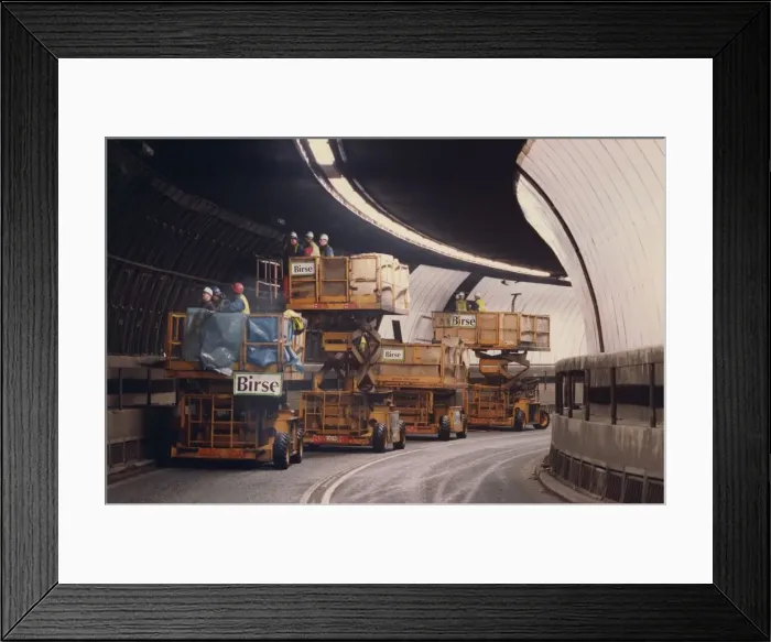 Framed Print : The Tyne Tunnel, runs under the River Tyne from Howdon in North Tyneside to Jarrow in Framed Print : The Tyne Tunnel, runs under the River Tyne from Howdon in North Tyneside to Jarrow in