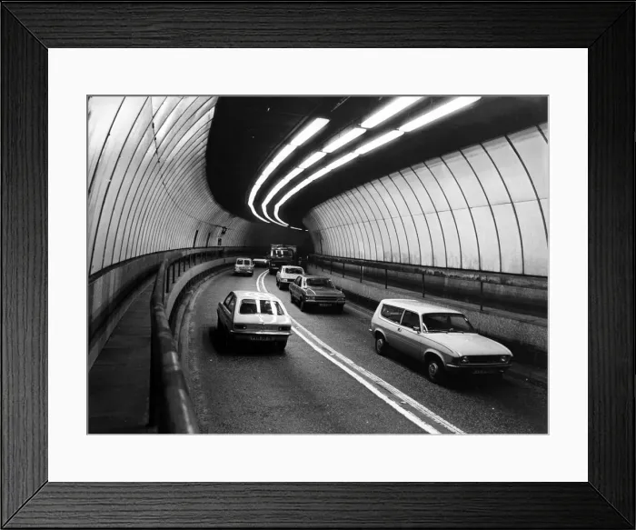 Framed Print : The Tyne Tunnel, runs under the River Tyne from Howdon in North Tyneside to Jarrow in Framed Print : The Tyne Tunnel, runs under the River Tyne from Howdon in North Tyneside to Jarrow in