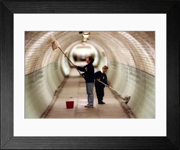 Framed Print : The Tyne Tunnel, runs under the River Tyne from Howdon in North Tyneside to Jarrow in Framed Print : The Tyne Tunnel, runs under the River Tyne from Howdon in North Tyneside to Jarrow in