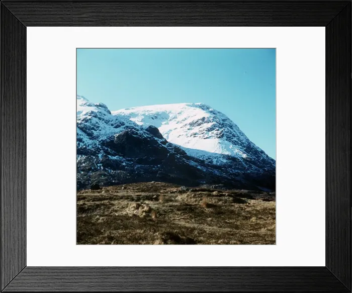 Framed Print : Buchaille Etive Mhor Glencoe Scotland 1972 Framed Print : Buchaille Etive Mhor Glencoe Scotland 1972