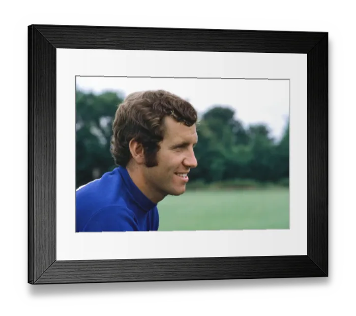 Framed Print : Chelsea footballer Peter Osgood poses during a photocall. July 1971