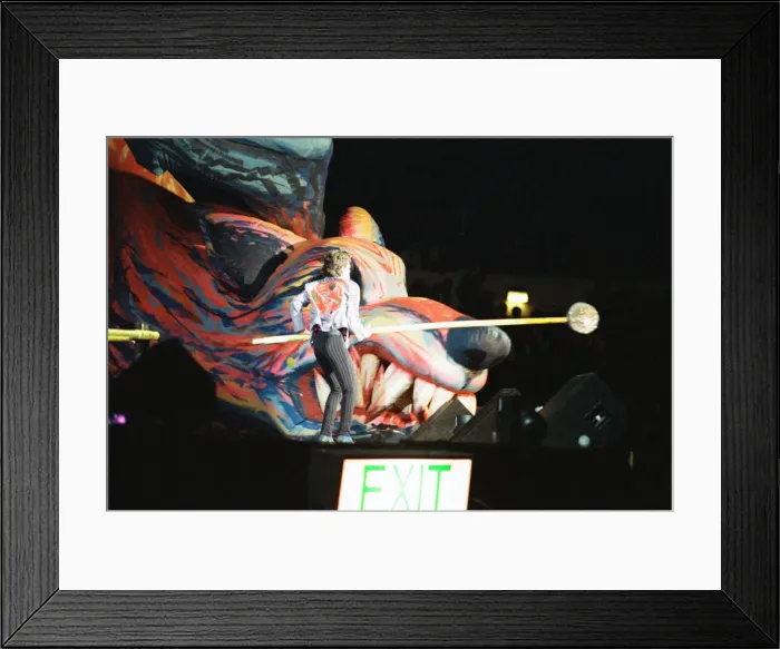 Framed Print : Rolling Stones performing at Wembley Stadium, London. (Picture Framed Print : Rolling Stones performing at Wembley Stadium, London. (Picture