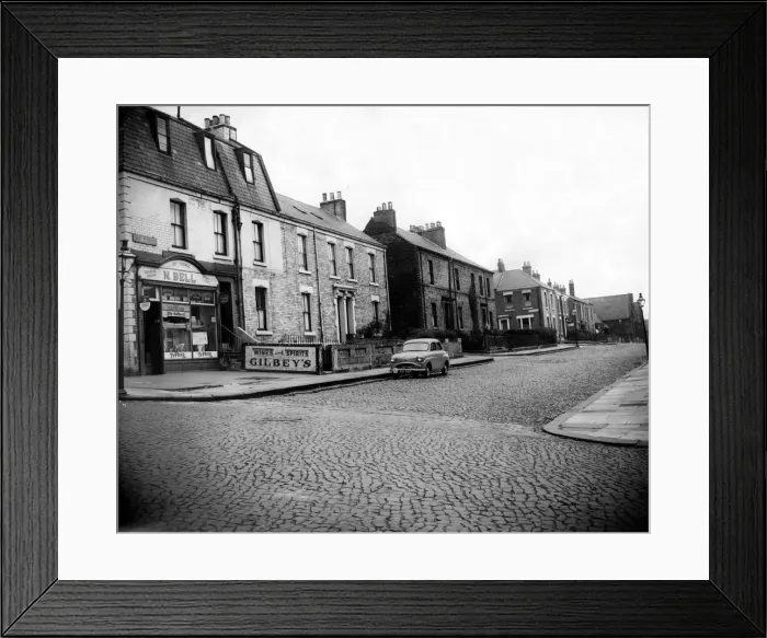 Framed Print : The N Bell off-license shop, on Bell Terrace, Newcastle. 21 / 07 / 1960 Framed Print : The N Bell off-license shop, on Bell Terrace, Newcastle. 21 / 07 / 1960
