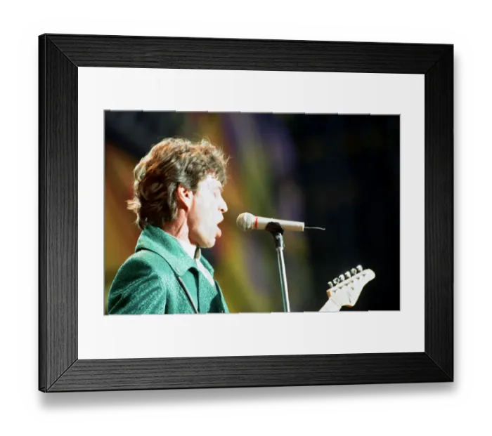 Framed Print : The Rolling Stones performing at Wembley Stadium, London, England Framed Print : The Rolling Stones performing at Wembley Stadium, London, England