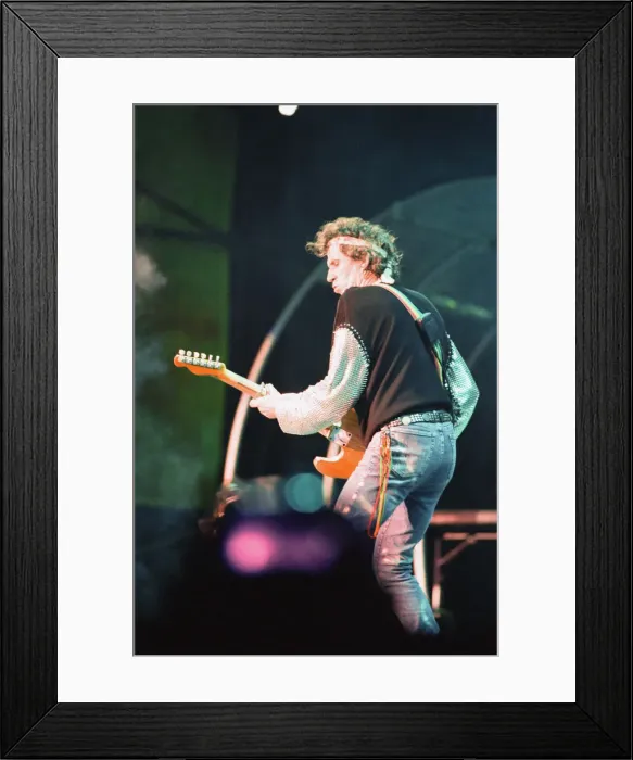 Framed Print : The Rolling Stones performing at Wembley Stadium, London, England Framed Print : The Rolling Stones performing at Wembley Stadium, London, England