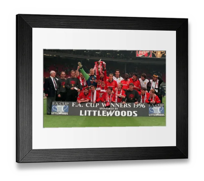 Framed Print : FA Cup Final at Wembley Stadium. Manchester United 1 v Liverpool 0