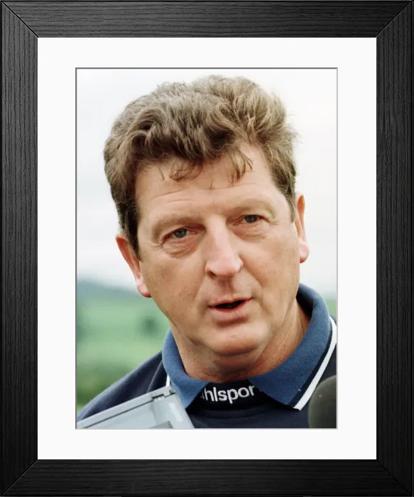 Framed Print : Blackburn Rovers manager Roy Hodgson July 1998