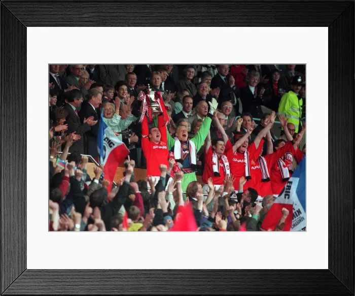 Framed Print : FA Cup Final at Wembley Stadium. Manchester United 1 v Liverpool 0 Framed Print : FA Cup Final at Wembley Stadium. Manchester United 1 v Liverpool 0