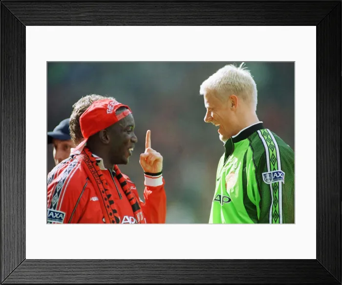 Framed Print : FA Cup Final at Wembley Stadium. Manchester United 2 v Newcastle United 0
