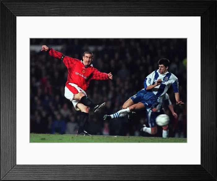 Framed Print : Champions League Quarter Final First Leg match at Old Trafford