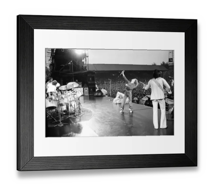 Framed Print : The Who rock group performing at The Valley, home of Charlton Athletic football club Framed Print : The Who rock group performing at The Valley, home of Charlton Athletic football club