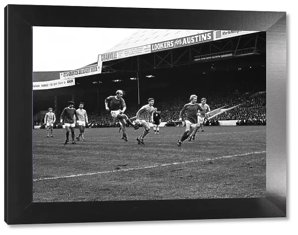 English League Division One derby match at Maine Road. Manchester City 1 v