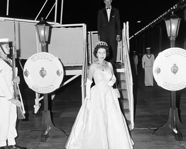 Queen Elizabeth II during her visit to Australia, 18th February to 27th March 1963