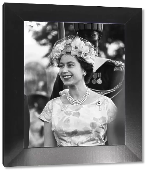 Queen Elizabeth II during her visit to Ghana, November 1961. 9-20 November 1961